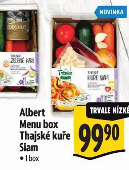 Albert Menu box thajské kuře siam nabídka