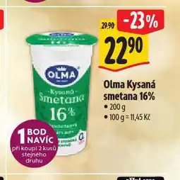 Albert Olma kysaná smetana nabídka