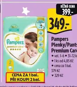 Albert Pampers dětské plenky nabídka