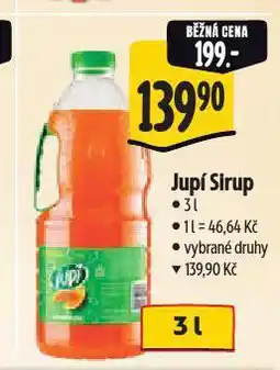 Albert Jupí sirup nabídka