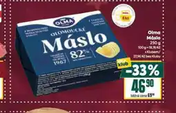 Billa Olma máslo nabídka