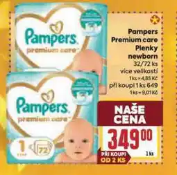 Billa Pampers dětské plenky nabídka