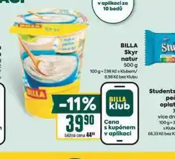 Billa Billa skyr natur nabídka
