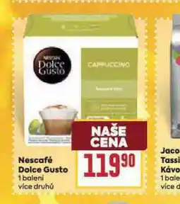 Billa Nescafé dolce gusto nabídka