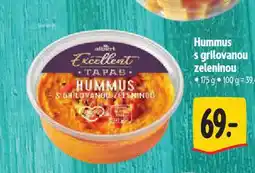 Albert Hummus s grilovanou zeleninou nabídka