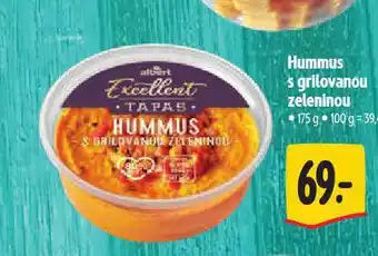 Albert Hummus s grilovanou zeleninou nabídka