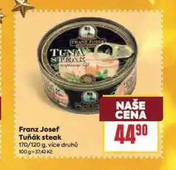 Billa Franz josef kaiser tuňák steak nabídka