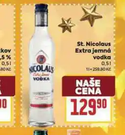 Billa Dt. micolaus extra jemná vodka nabídka