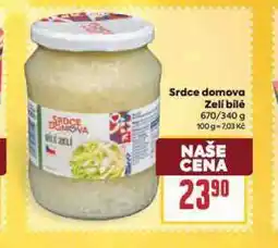 Billa Zelí bílé nabídka