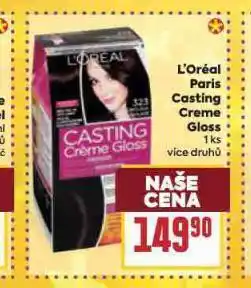 Billa Loreal paris casting créme gloss permanentní barva na vlasy nabídka