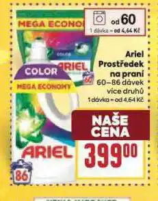 Billa Ariel prací prostředek nabídka