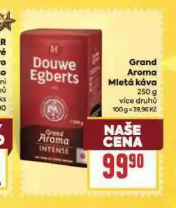 Billa Grand aroma mletá káva nabídka