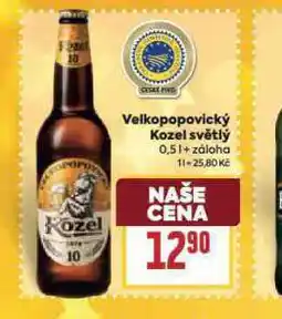 Billa Pivo velkopopovický kozel 10 nabídka