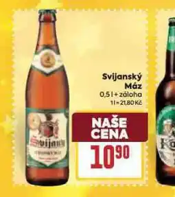 Billa Pivo svijanský máz nabídka