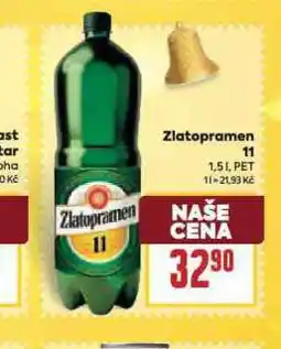 Billa Pivo zlatopramen 11 nabídka