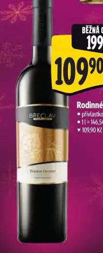 Albert Rodinné vinařství Břeclav nabídka