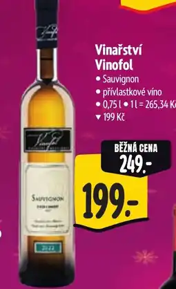 Albert Vinařství Vinofol nabídka