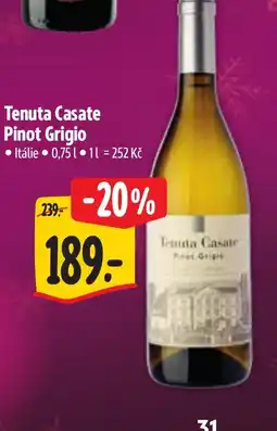 Albert Tenuta Casate Pinot Grigio nabídka