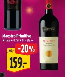 Albert Maestro Primitivo nabídka