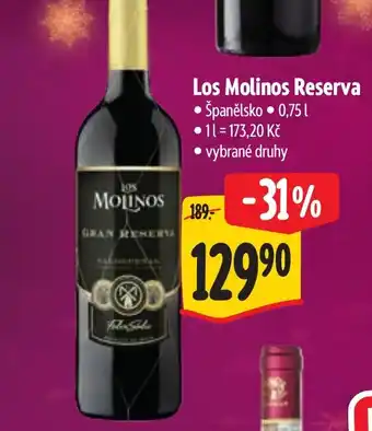 Albert Los Molinos Reserva nabídka