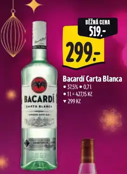 Albert Bacardi Carta Blanca nabídka