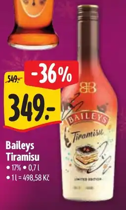 Albert Baileys Tiramisu nabídka