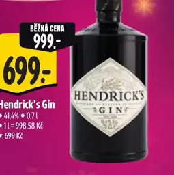Albert Hendrick's Gin nabídka