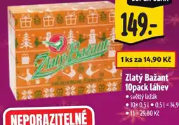Albert Zlatý Bažant 10pack láhev nabídka