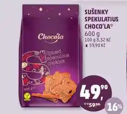 Penny Market SUŠENKY SPEKULATIUS CHOCO'LA, 600 g nabídka
