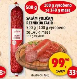Penny Market SALÁM POLIČAN ŘEZNÍKŮV TALÍŘ, 500 g nabídka