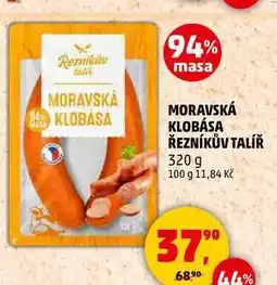 Penny Market MORAVSKÁ KLOBÁSA ŘEZNÍKŮV TALÍŘ, 320 g nabídka