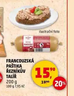 Penny Market FRANCOUZSKÁ PAŠTIKA ŘEZNÍKŮV TALÍŘ, 200 g nabídka