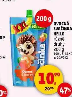 Penny Market OVOCNÁ SVAČINKA HELLO, 200 g nabídka