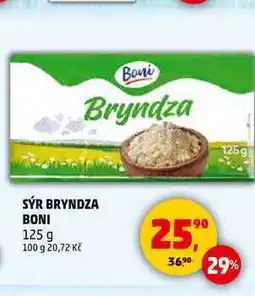 Penny Market SÝR BRYNDZA BONI, 125 g nabídka