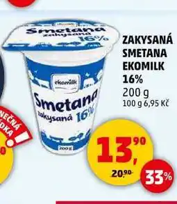 Penny Market ZAKYSANÁ SMETANA EKOMILK 16%, 200 g nabídka