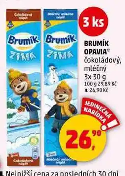 Penny Market BRUMÍK OPAVIA, 3x 30 g nabídka
