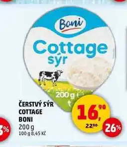 Penny Market ČERSTVÝ SÝR COTTAGE BONI, 200 g nabídka