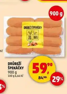 Penny Market DRŮBEŽI ŠPEKAČKY, 900 g nabídka