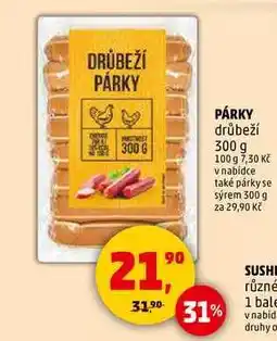Penny Market PÁRKY drůběží, 300 g nabídka