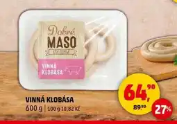 Penny Market VINNÁ KLOBÁSA, 600 g nabídka