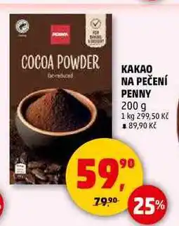 Penny Market KAKAO NA PEČENÍ PENNY, 200 g nabídka