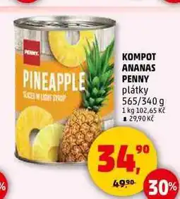 Penny Market KOMPOT ANANAS PENNY, 565 g nabídka