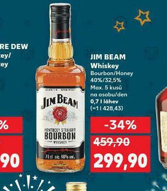 Kaufland Jim beam whiskey nabídka