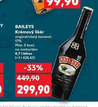 Kaufland Baileys krémový likér nabídka