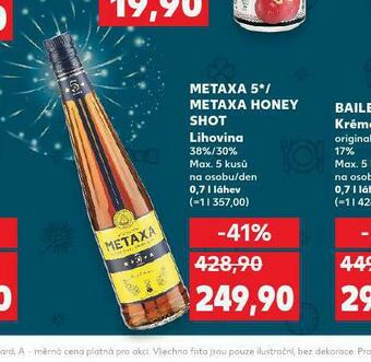 Kaufland Metaxa 5* nabídka