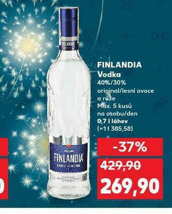 Kaufland Finlandia vodka nabídka