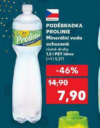 Kaufland Poděbradka prolinie ochucená nabídka