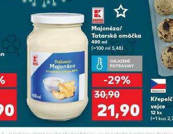 Kaufland Tatarská omáčka nabídka