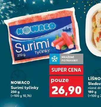 Kaufland Nowaco surimi tyčinky nabídka