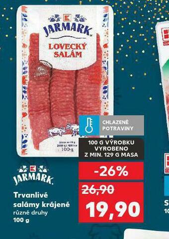 Kaufland Trvanlivé salámy krájené nabídka